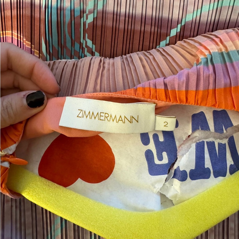 Zimmermanmann ribbed long sleeve top and skirt set - Picture 3 of 3
